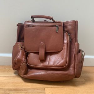 Claire Chase 100% Top- - Grain Leather Backpack